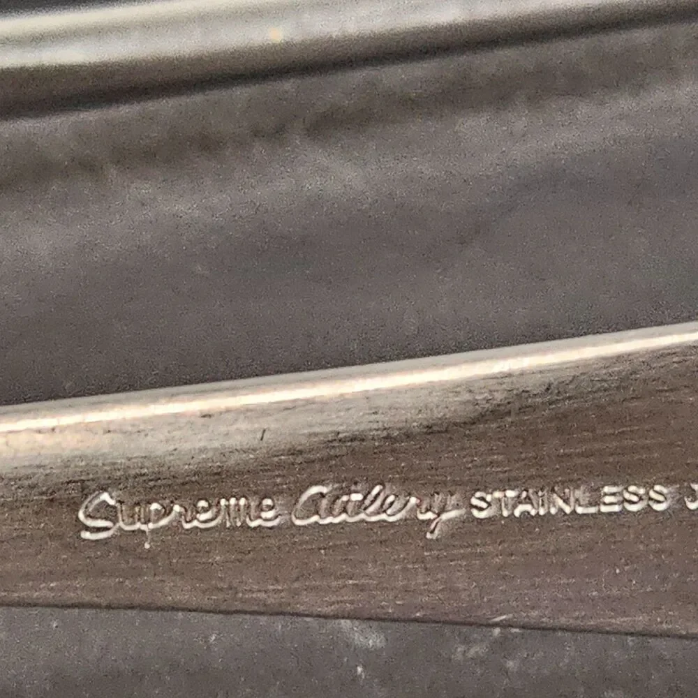 Supreme Cutlery Towle Liberty Bell Stainless Soup Spoons Set of 4 6 3/4